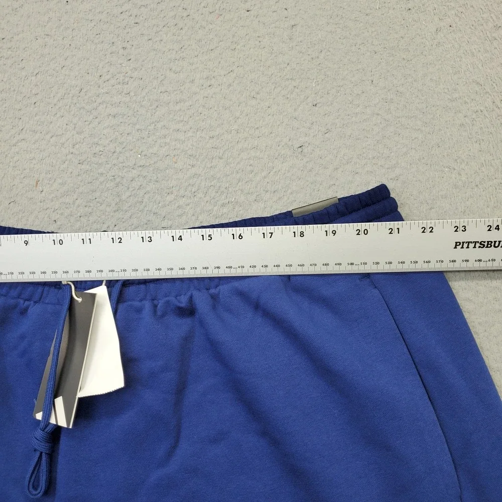 Adidas Collegiate Shorts Mens 3XL Blue Gym Training Elastic Waist Drawstring